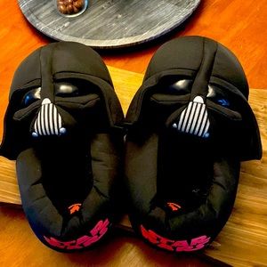 Disney Star Wars Unisex XL 10-12 Darth Vader Slippers New